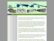 Tablet Screenshot of growshiitakemushroom.com